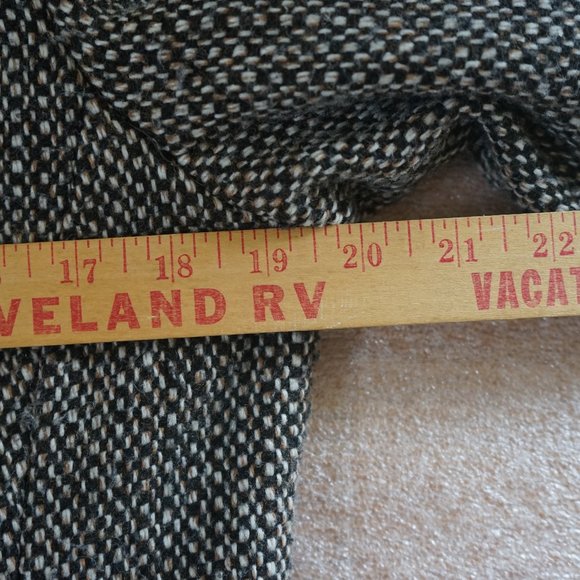 Vintage Fleet Street Women's Medium Button-Down Hooded Pea Coat RN# 50411 - Picture 7 of 16